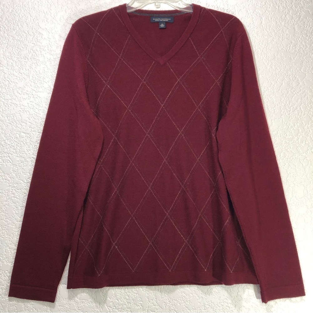 Banana Republic Argyle Sweater